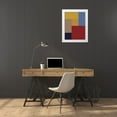 thumbnail image 3 of Grayscale 12x14 White Modern Wood Framed Museum Art Print Titled - Bright Blocks XX, 3 of 4