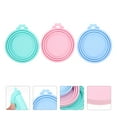 thumbnail image 3 of 3Pcs Silicone Pet Can Covers Fresh Keeping Can Lids Universal Cat Food Can Covers, 3 of 8
