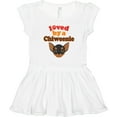 thumbnail image 3 of Inktastic Chiweenie Dog Gift Girls Toddler Dress, 3 of 5