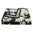 thumbnail image 4 of Indigo Hill Clara Cowhide 3 Piece Black Cow Print Reversible Cotton Quilt Set, Western Bedding, Full/Queen, 4 of 9