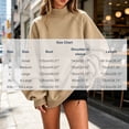 thumbnail image 3 of Enjoytime Fall Sweatshirts for Women Long Sleeve Solid Color Pullover Tops Winter Comfy Casual Mock Neck Sweatshirt, 3 of 7