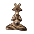 thumbnail image 4 of Animal Yoga Frogs Figurine Sculpture Decor Decorative Fine Workmanship Versatile D, 4 of 9