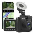thumbnail image 1 of Real 4K Ultra HD Dash Cam with WiFi GPS, 170° Wide Angle Infrared Night Vision, 24H Parking Monitor G-Sensor Loop Recording, Smart Voice Control 360° Rotatable Car Camera DVR, 1 of 9