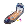 thumbnail image 4 of Juego de bolos de mesa, divertido y portátil, pequeña bolera, Arcade, juguetes de bolos de escritorio, juego de escritorio para adolescentes, adultos, Azul, 4 of 8