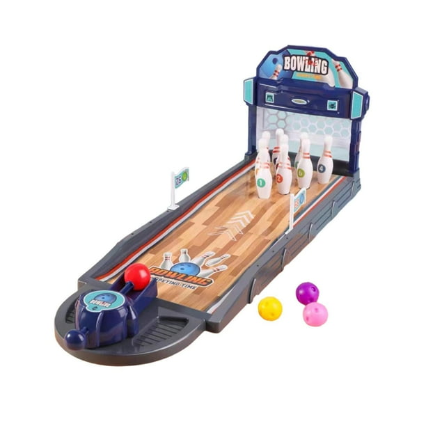 Jeu De Bowling De Table Amusant Pour Enfants Et Adultes - Mini Bowling Interactif Avec 4 Boules
