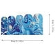 thumbnail image 3 of Pegatinas de manicura con diseño de marcas de agua, llenas de calcomanías para uñas con efecto mármol., 3 of 9