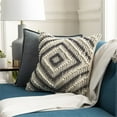 thumbnail image 3 of Surya Faroe FAO-006 18 x 18" Square Cotton Pillow Kit in Black/Cream/Beige, 3 of 3