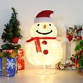 thumbnail image 1 of Lámpara decorativa Luz de muñeco de nieve resplandeciente, multimodo, funciona con pilas, sincronización para adornos navideños para el hogar, 1 of 3