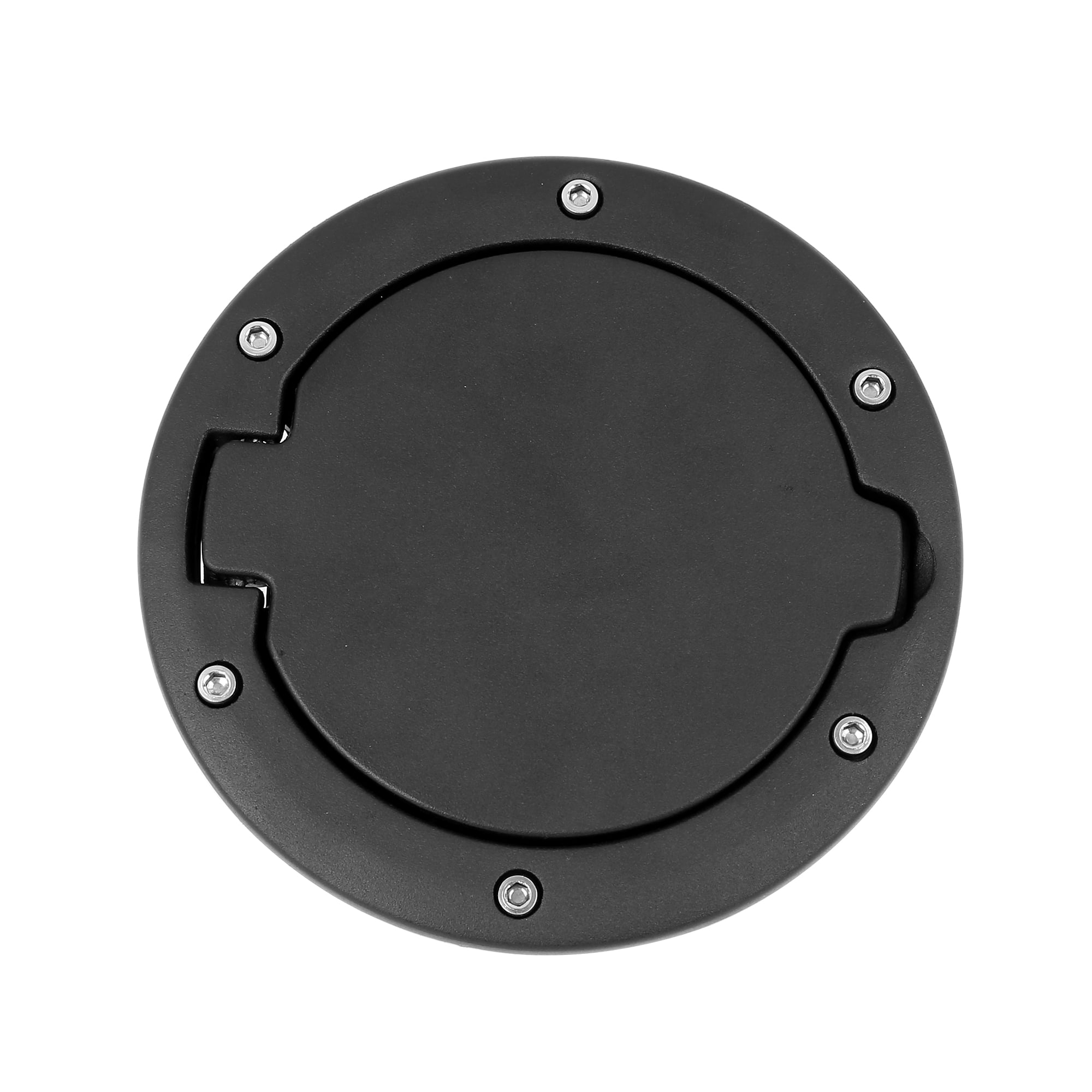 Unique Bargains Car Gas Cap Fuel Filler Door Cover Black for Jeep