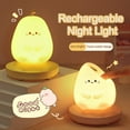 thumbnail image 5 of Led Night Light Silicone Night Light Whimsyglow Rechargeable Night Light Charming Cartoon Design Flicker-free Dimmable Lamp, 5 of 5