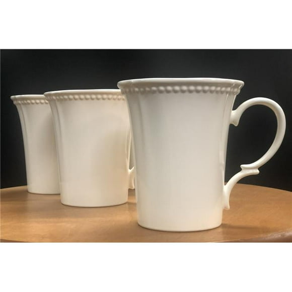 Red Vanilla PP100-415M Pinpoint White Mug 14oz Set/4