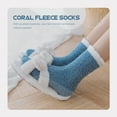 thumbnail image 7 of OUNONA 5 Pairs Thick Coral Fleece Socks for Women and Men, Warm, Breathable, Cozy Floor Socks for Indoor Comfort, 7 of 7
