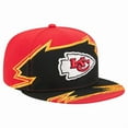 thumbnail image 3 of Men's New Era  Red/Black Kansas City Chiefs Break 59FIFTY Fitted Hat, 3 of 5