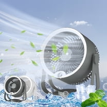 Fwttom Cooling Fan - Tabletop Air Circulator Fan, Small Desk Fan, Quiet Personal Fan for Bedroom Home Office, Fans That Blow Cold Air