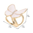 thumbnail image 2 of 2pcs Women Scarf Clips Ladies Shawl Buckle Clasps Fashionable Scarf Rings Clothes Decorations, 2 of 8