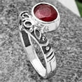 thumbnail image 4 of Genuine Ruby 925 Sterling Silver Ring s.7 Jewelry DGR1121_G_7 R-1046, 4 of 7