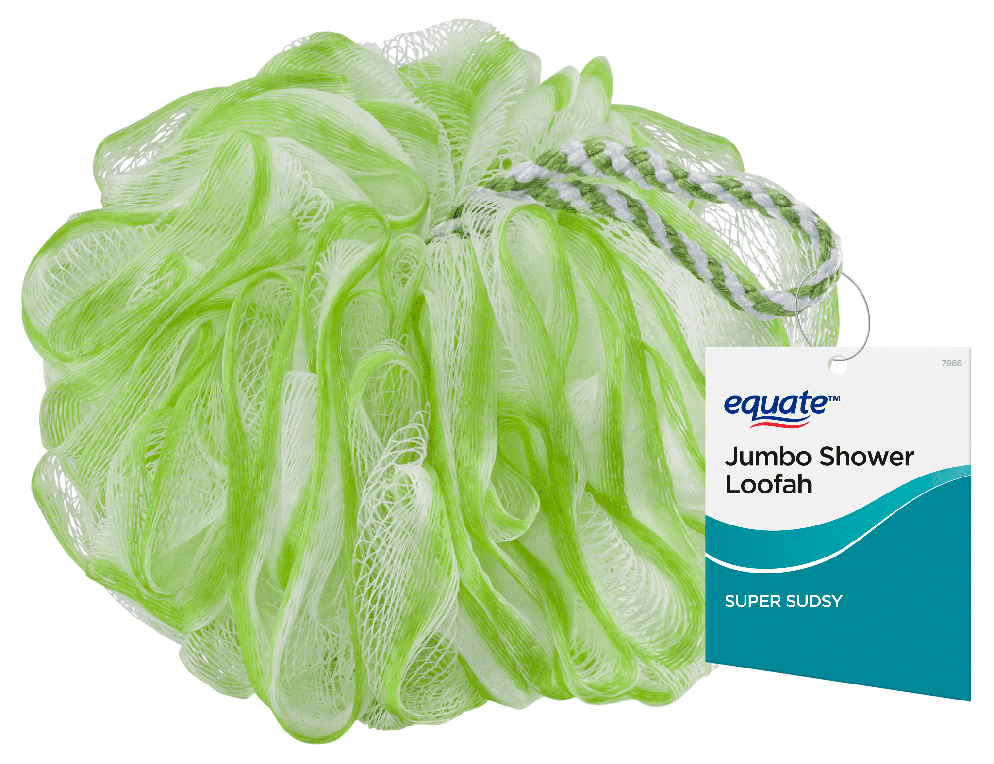 (3 pack) Equate Jumbo Size Body Sponge, Color May Vary