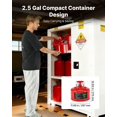 thumbnail image 4 of Contenedor metálico de seguridad VEVOR 9,5 L tipo II rojo con apagallamas, 4 of 9
