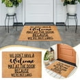 thumbnail image 2 of Coir Doormat Outdoor Entrance Funny Doormats Outside Spring Rugs for Home Durable Welcome Mat with Non-Slip Backing Welcome Mats for Entryway, Porch, 16x24 Inch, WE DON T HAVL A weIcome MAT, 2 of 6