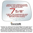 thumbnail image 4 of exactafit 8830R Passenger Side Mirror Glass Replacement Compatible With 1997-2006 Honda CRV CR-V Right Side Rear View Mirror, 4 of 4