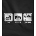thumbnail image 2 of TeeStars - Eat Sleep Anime Cool Women Hoodie XX-Large California Blue, 2 of 6