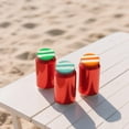thumbnail image 3 of Silicone Soda Can Lid, Reusable Bottle Cap Cover with Leakproof Secure Seal, for Soda Drinks Beverage Cans Home Kitchen Outdoor Picnics Camping - Green Striped Design, Universal Fit for Standard Cans, 3 of 6