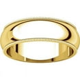thumbnail image 4 of 14K Gold 7mm Milgrain Comfort Fit Wedding Band, 4 of 4