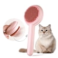 thumbnail image 2 of Cepillo para gatos, cepillo de aseo para gatos, cepillo para gatos de pelo corto, cachorros y gatitos, peine de masaje autolimpiante para pelo enredado y pelo que se cae, 2 of 3