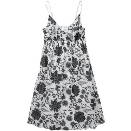 Juniors Graphic Floral Sundress