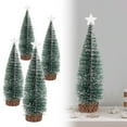 thumbnail image 1 of Pre Lit Tabletop Christmas Tree Fiber LED Snowy Artificial Tree With Star Topper For Holiday Decor, 1 of 7
