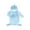 Blue, variant on SUNSIOM Toddler Girl Long Sleeve Sleeping Sack Cute Flower Baby Wearable Blanket and Beanies Hat Set for Newborn Infant