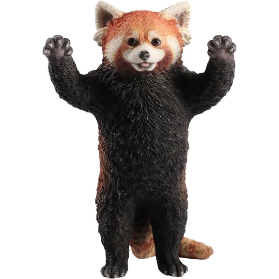 Veronese Design Red Panda Standing Resin Animal Miniature Figurine Hand Painted 4 In