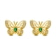 thumbnail image 2 of Pendientes de circonita - Pendientes para mujer, pendientes de botón para la mejor hermana o pareja, 2 of 6