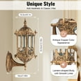 thumbnail image 3 of Vintage Retro Wall Lamp Exterior Wall Mount Light Fixture, for Indoor Outdoor Garden Porch Walkway Sconce(Bulb Not Included), 3 of 15