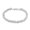 Silver, variant on Ayyufe Women Full Cubic Zirconia Inlaid Bracelet Bangle Party