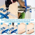 thumbnail image 2 of BUZIFU Punch Locator Drill Guide, Adjustable Cabinet Hardware Jig Drawer Pull Jig Punch Locator Drill Template Wood Drilling Dowelling Tools for Installation of Handles Knobs Doors Drawer Pull, 2 of 7