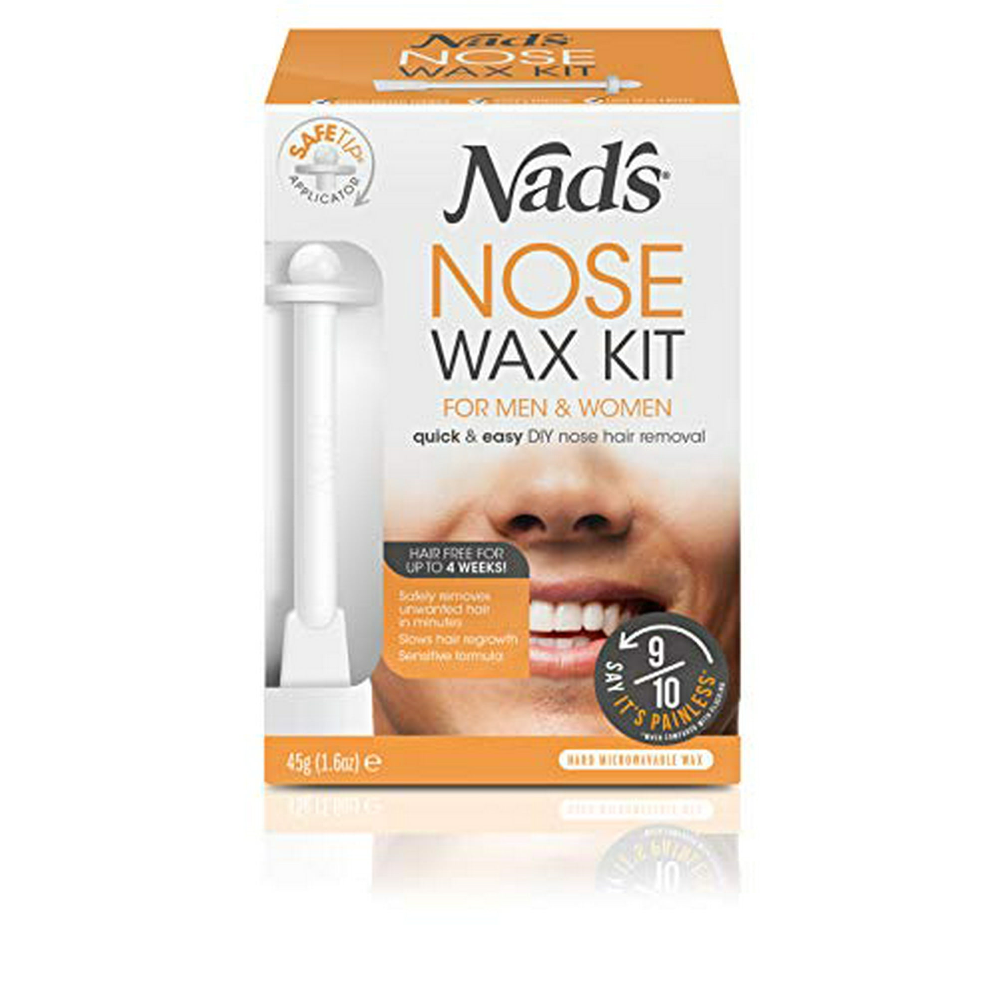Nads Nose Wax Kit For Men Women Waxing Kit For Quick Easy Nose Hair Removal Walmart Canada