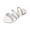 Silver, variant on Commforr Wide Sandals for Women, Beach Sandals for Woman, Womens Slip On Sandals, Comfy Sandals for Women, Women's Minimalist Slim Strap Casual Comfortable Open Toe Beach Flat Slippers, Silver, 5.5
