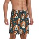 thumbnail image 2 of Fotbe Cute Puppy Pantalones Cortos de Pijama para Hombre, Ropa de Dormir, Pantalones de Pijama Cortos para Hombre-4X-Large, 2 of 6