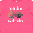 thumbnail image 4 of Inktastic Violin Treble Maker Funny Violinist Music Gift Youth T-Shirt, 4 of 5