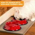 thumbnail image 4 of Camping Style Non-Tip Pet Bowl - Food or Water Bowl for Cats or Dogs, 32 oz., Red, 4 of 10