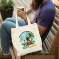 thumbnail image 4 of German Shorthaired Pointer Hello Summer Beach Theme with Sunglasses and Tropical Cocktail Canvas Tote Bag GSP Lover Dog Gift Reusable Shopping Grocery Bag - 00009, 4 of 5