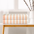 thumbnail image 4 of REGALWOVEN Oversized 2 Pack Stripe Bath Towel Set, Cotton, Highly Absorbent Towels for Gym, SPA, Yoga Orange 28" x 56", 4 of 7