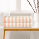 thumbnail image 3 of Juego de Toallas de Baño a Rayas Oversized 2 Piezas REGALWOVEN, Algodón, Toallas Altamente Absorbentes para Gimnasio, SPA, Yoga Naranja 28" x 56", 3 of 7