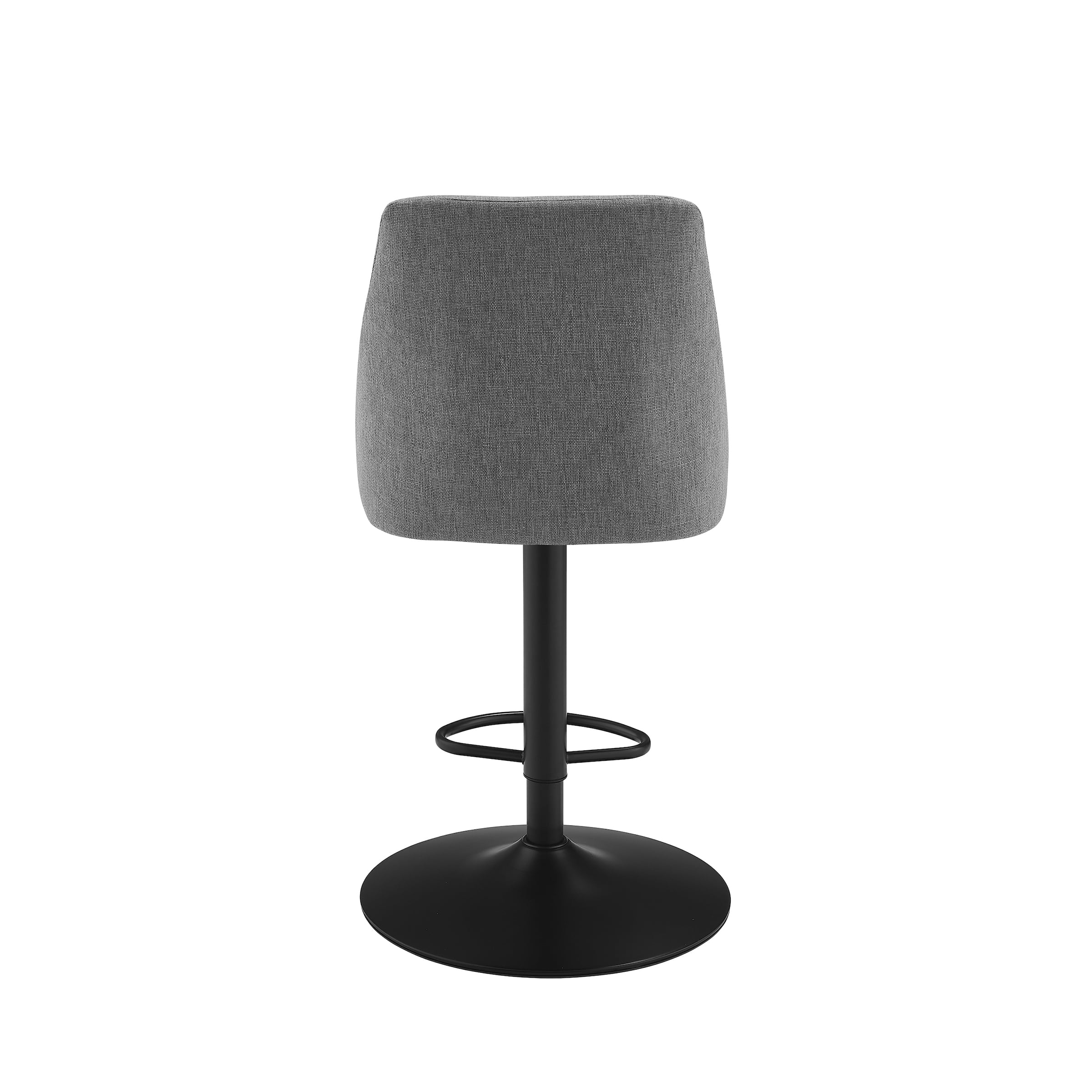 Powell Pierson 25-33" Indoor Adjustable Metal Swivel Bar Stool, Gray