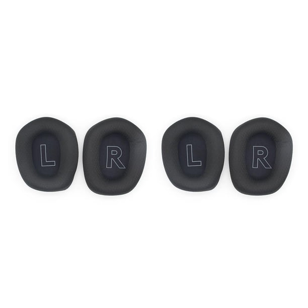 Tholdsy Almohadillas para los oídos Auriculares Cojín Auriculares Auriculares Malla Orejeras Cancelación de ruido Accesorios Reemplazo para Negro 2piezas