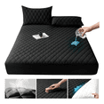 thumbnail image 1 of Cubre Colchón Impermeable Matrimonial Fundas Para Cama Xtellar negro, 1 of 4