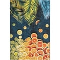 thumbnail image 6 of Unique Loom Outdoor Coastal Collection Area Rug - Citrus (6' 1" x 9' Rectangle Multi/Blue), 6 of 8