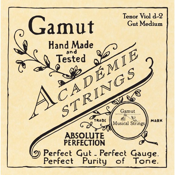 Academie Tenor Viol d-2 Gut Medium Gauge