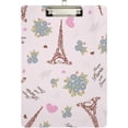thumbnail image 2 of Coolnut Paris Eiffel Tower Clipboard, Acrylic Standard A4 Letter Size Clip Board with Low Profile Clip for Office, Classroom, Doctor, Nurse and Teacher Gifts, 2 of 7